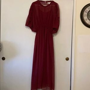 Women’s Prologue Red Burgundy High Low Dress used